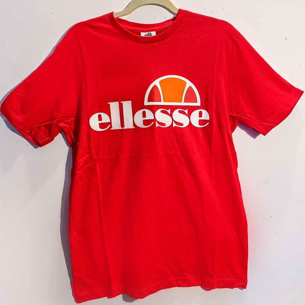 NEW Ellesse Bright Red T-Shirt